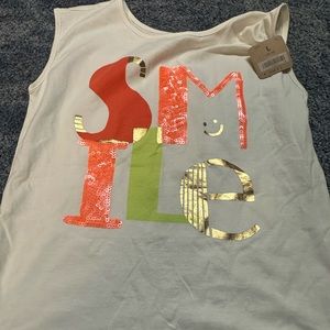 Size large (10/12) new with tags crazy 8 sleeveless shirt
